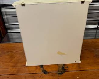 This has a glass shelf not pictured - That fits inside the wood frame. Including a stock image for reference. Vintage Art Nouveau Wall Display - Pricing TBD 