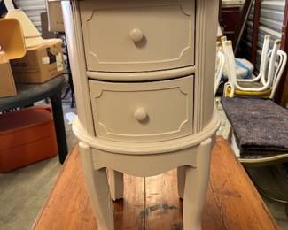 French Style Side Table in Ivory - Drawers are faux - they do not open. $150
