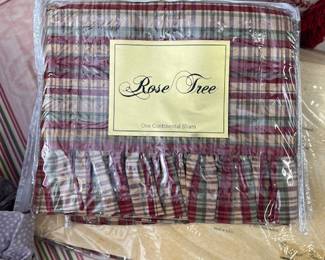 Rose Tree Bed Skirt and Two Shams - $50 for the set. 