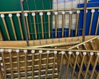 Brass Crib - For Decoration Purposes Only - It's vintage and not up to today's safety standards - Pricing TBD 