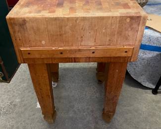 Butcher Block Table - $750