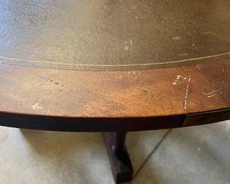 Leather Top Game Table - Pricing TBD 
