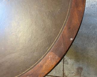 Leather Top Game Table - Pricing TBD 