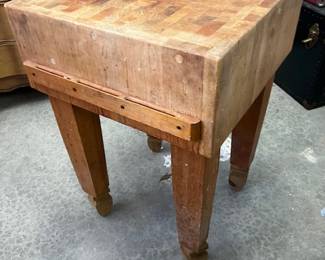 Butcher Block Table - $750