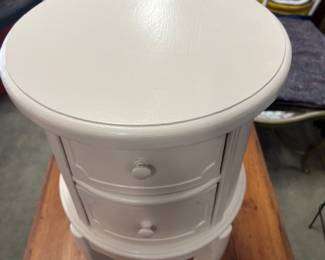 French Style Side Table in Ivory - Drawers are faux - they do not open. $150