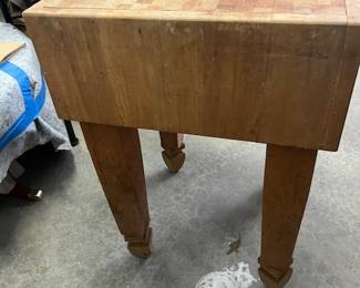 Butcher Block Table - $750