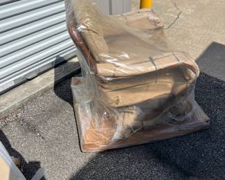 Vintage (New In Packaging) Cabana Joe - Two swivel chairs $600 Each and Two Glass Top Side Tables $500 Each 