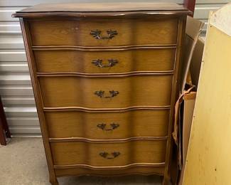 1970's French Provincial Chest of Drawers - $350