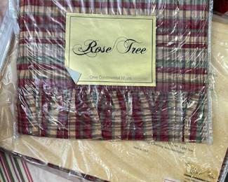 Rose Tree Bed Skirt and Two Shams - $50 for the set. 