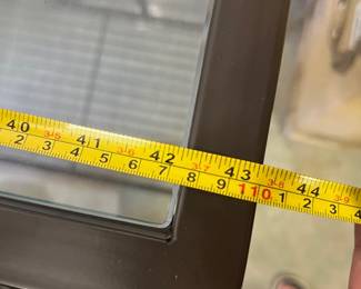 Glass/Metal Bakers/Planters Console - $200