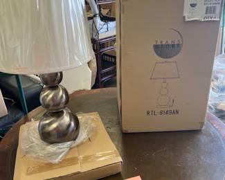 New In Packaging - Pair of Table Lamps - $150 for the pair. 