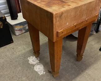 Butcher Block Table - $750