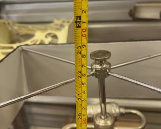 Leather Table Lamp - $50