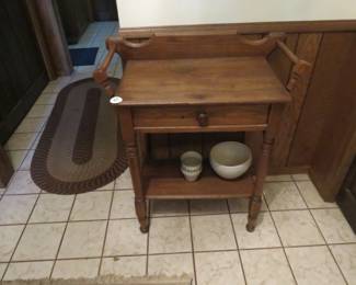 Lot 37. Antique wooden washstand