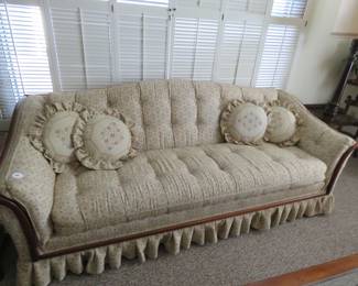 Lot 34. Upholstered couch plus $50 for you