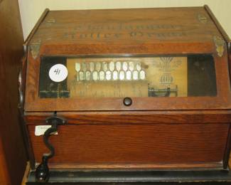 Lot 41. Roller organ and wooden rolls