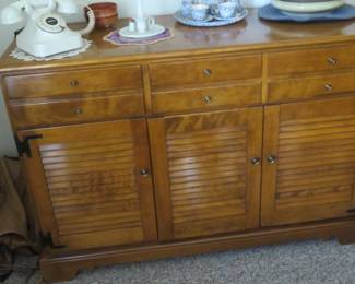 Lot 27. Wooden maple buffet