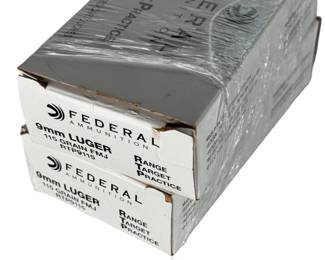 100 Rounds Federal 9mm Luger RTP Ammo 115 Grain FMJ RTP9115