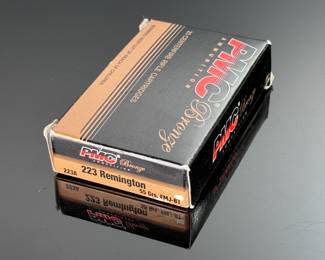 1 box PMC Ammunition Bronze 223 Remington Ammo 55 Grains FMJ-BT 223A