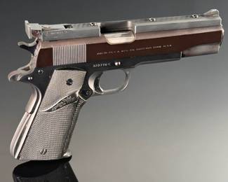 1968 Colt Government 1911 .45 ACP Pistol 5in Barrel BoMar Sights