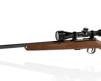 J.G. Anschutz Model 1451 .22LR Bolt Action Rifle W/ Tasco 3-9x40 Scope
