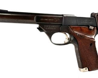 1974 High Standard Supermatic Citation Military .22 LR Pistol 5.5in Barrel Hi-Standard