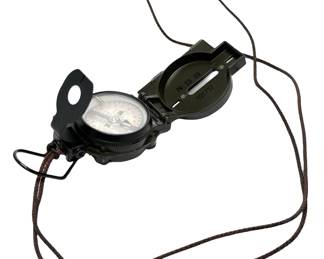 1978 Vintage US Military Compass Magnetic NSN 6605-00-151-5337 Stocker & Yale