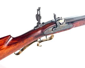 #2 Custom Percussion Rifle Flintlock Muzzleloader Black Powder Hawken