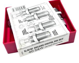 Lee Deluxe Pistol Die Set 40 S&W 90965 Dies Reloading Tools