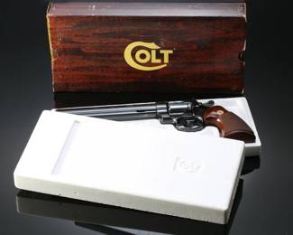 Colt Python .357 Magnum Revolver 8in Barrel Cat. I3680W Blue