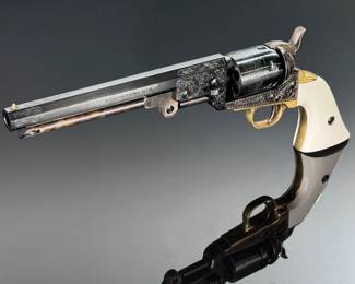 Pietta 1851 Navy Yank Civilian .36 Black Powder Revolver Pistol YANDLIG36