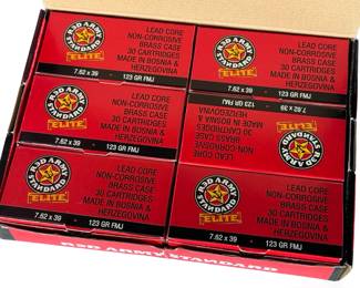 1440 Rounds Red Army Standard 7.62x39 AK Ammunition 122 gr Ammo