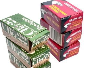 2250 Round .22 Long Rifle Ammunition Mixed Lot 22LR Ammo