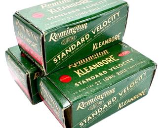 150 Rounds Remington Kleanbore 22 Long Rifle Ammunition 6122 Vintage Collectable .22LR