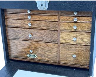 H. Gerstner & Sons Machinist/Dental Cabinet Traveling Tool Chest