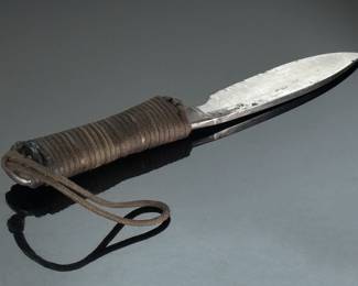 Vintage Paracord Wrapped Handle Knife