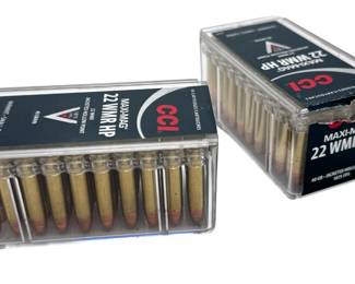 100 Rounds CCI .22 WMR Maxi-Mag Ammunition Jacketed Hollow Points 20 Gr