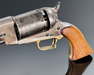 Vintage Italian Colt 1847 Walker .44 Cal Replica Percussion Revolver ASM