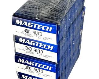 200 Rounds Magtech .380 Auto Ammo 6.15g 95gr Ammunition