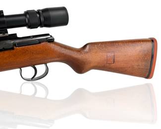 JG Anschutz .22 LR Rifle With Nikon SA 3-9x40 Scope Germania Waffenwerk AG Zella Mehlis