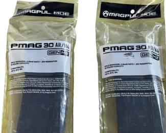 Lot of 4 Magpul PMAG 30 Round 5.56x45 Magazine MAG571-BLK MOE AR/M4 GEN M2 Magazines