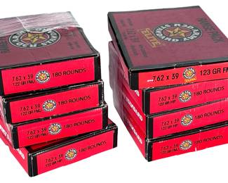 1440 Rounds Red Army Standard 7.62x39 AK Ammunition 122 gr Ammo