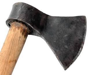 Lot of 2 Vintage Hand Forged Hatchets Axe H&P Hatchet