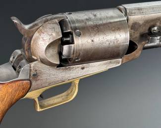 Vintage Italian Colt 1847 Walker .44 Cal Replica Percussion Revolver ASM