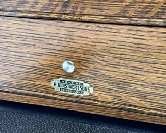H. Gerstner & Sons Machinist/Dental Cabinet Traveling Tool Chest