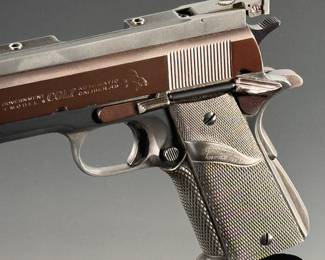 1968 Colt Government 1911 .45 ACP Pistol 5in Barrel BoMar Sights