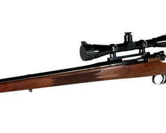 C.W. Olson G.33/40 Mauser 7x57 7mm Bolt Action Rifle with Leupold Scope