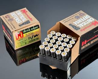 Lot of 2 Hornady Ammunition Critical Defense .380 Auto Ammo FTX 90 Grain 50 Rounds