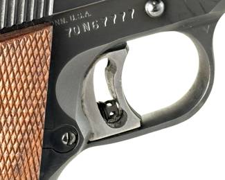 1979 Colt 1911 Gold Cup National Match .45 Cal Pistol MK IV Series 70 5in Barrel GCNM