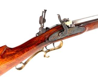 #3 Custom Percussion Rifle Flintlock Muzzleloader Black Powder Hawken